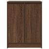 vidaXL Armoire à chaussures chêne marron 57x34x76 cm bois d'ingénierie