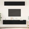 vidaXL Ensemble meuble TV 5 pcs Ch&ecirc;ne noir Bois d'ing&eacute;nierie