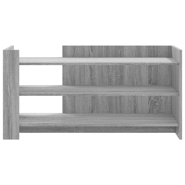vidaXL Table basse sonoma gris 100x50x50 cm bois d'ing&eacute;nierie