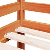 vidaXL Lit mezzanine d'enfants sans matelas avec &eacute;chelle 80x200 cm