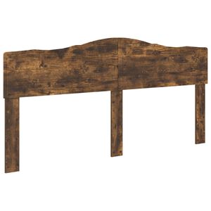 vidaXL T&ecirc;te de lit Ch&ecirc;ne fum&eacute; Bois d'ing&eacute;nierie
