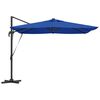 vidaXL Parasol bleu azur 284 x 286 x 270 cm Polyester et Aluminium