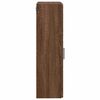 vidaXL Armoire murale de salle de bain avec &eacute;tag&egrave;re TULUM Ch&ecirc;ne brun