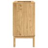 vidaXL Meuble sous Lavabo de Salle de Bain FLORO Cire marron