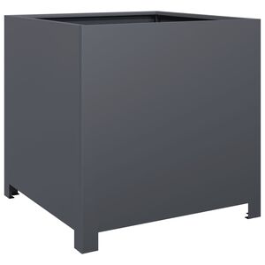 vidaXL Jardini&egrave;re anthracite 50x50x50 cm acier