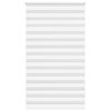 vidaXL Store z&egrave;bre blanc 120x200 cm largeur du tissu 120,9cm polyester