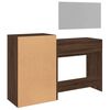 vidaXL Ensemble de coiffeuse 3 pcs ch&ecirc;ne marron bois d'ing&eacute;nierie