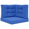 vidaXL Coussin de canap&eacute; d'ext&eacute;rieur 3 pcs Turquoise Polyester