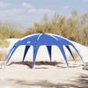vidaXL Tente de f&ecirc;te bleu azur&eacute; imperm&eacute;able