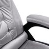 vidaXL Chaise de bureau Gris clair Velours