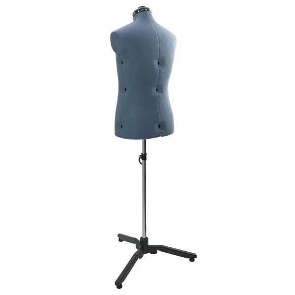 vidaXL Forme de Robe Ajustable F&eacute;minine Bleu 37.5-45.5 pouces tissu