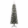 vidaXL Sapin de Noël artificiel Vert 150 cm PVC, plastique et acier