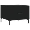vidaXL Table basse Noir 50x50x40 cm Bois d'ing&eacute;nierie