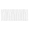 vidaXL Rideau en Dentelle Floral Blanc 120 x 400 cm Polyester