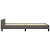 vidaXL Cadre de lit sans matelas gris fonc&eacute; 90x190 cm velours