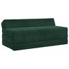 vidaXL Canap&eacute;-lit pliable Vert fonc&eacute; 120 x 60 x 49 cm Tissu