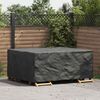 vidaXL Housse pour meubles Uni Noir 200 x 165 x 80 cm 600D