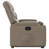 vidaXL Fauteuil inclinable &eacute;lectrique cappuccino similicuir
