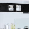 vidaXL Armoire de cuisine Ch&ecirc;ne noir 80 x 31 x 40 cm Bois d'ing&eacute;nierie