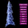 vidaXL Sapin de No&euml;l avec 100 LED Blanc Froid 120 cm Acrylique