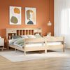 vidaXL Lit biblioth&egrave;que sans matelas 180x200 cm bois massif de pin