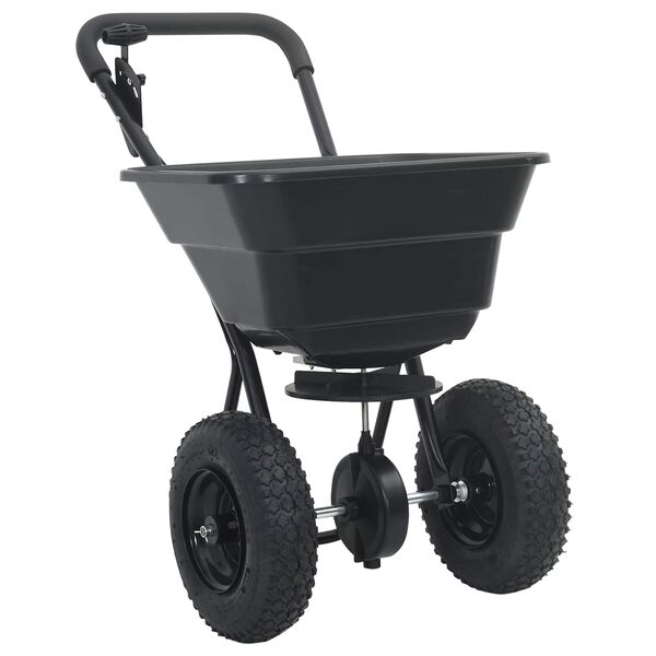 vidaXL &Eacute;pandeur Noir 53 x 81,5 x 78 cm PVC et Acier