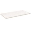 vidaXL Dessus de table blanc 110x55x2,5 cm bois de pin massif