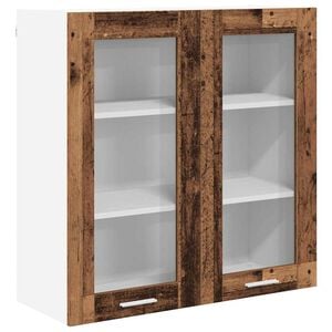 vidaXL Armoire suspendue Bois ancien 80 x 31 x 80 cm Bois d'ing&eacute;nierie