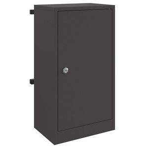 vidaXL bo&icirc;te aux lettres Noir 30 x 23 x 55 cm Acier