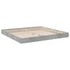vidaXL Cadre de lit sans matelas gris b&eacute;ton 180x200 cm
