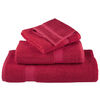 vidaXL Ensemble de serviettes de qualit&eacute; sup&eacute;rieure SOLUND 12pcs rouge