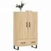 vidaXL Buffet haut ch&ecirc;ne sonoma 69,5x31x115 cm bois d'ing&eacute;nierie