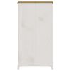 vidaXL Biblioth&egrave;que 4 niveaux Corona Pin mexicain Blanc 80x29x150 cm