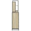 vidaXL Ensemble de meubles de salle de bain 4 pcs ch&ecirc;ne sonoma