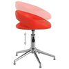 vidaXL Chaises &agrave; manger pivotantes lot de 2 rouge similicuir