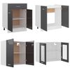 vidaXL Ensemble de meubles de cuisine 4 pcs plan de travail