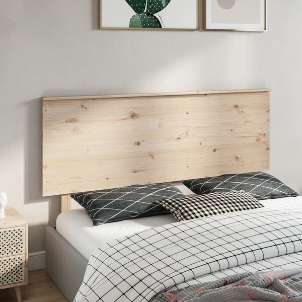 vidaXL T&ecirc;te de lit 164x6x82,5 cm Bois massif de pin