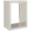 VidaXL &Eacute;tag&egrave;re &agrave; bois 60x40x80 cm acier r&eacute;sistant aux intemp&eacute;ries
