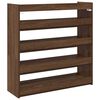 vidaXL &Eacute;tag&egrave;re &agrave; chaussures ch&ecirc;ne marron 80x25x81 cm bois ing&eacute;nierie
