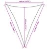 vidaXL Voile d'ombrage 160 g/m&sup2; Orange 4x5x5 m PEHD