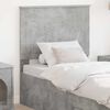 vidaXL T&ecirc;te de lit avec t&ecirc;te de lit Gris b&eacute;ton 80 cm Bois d'ing&eacute;nierie