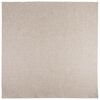 vidaXL Tapis de surface Carr&eacute; FARO Cr&egrave;me 240 x 240 cm Polyester