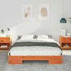 vidaXL Cadre de lit Marron 140 x 200 cm