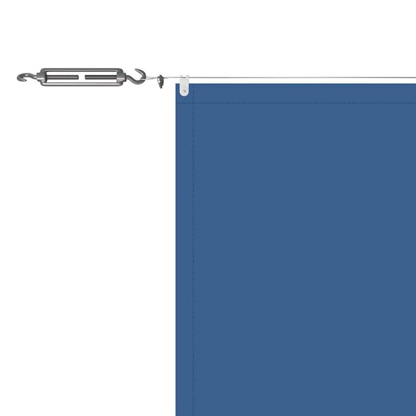 vidaXL Auvent vertical Bleu 60x800 cm Tissu oxford