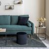 House Nordic Table d'appoint Johanna 40 cm Rond Naturel et noir