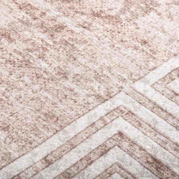 vidaXL Tapis lavable 80x150 cm Beige