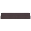 vidaXL Cadre de lit avec matelas avec matelas 2 pcs Tan tissu
