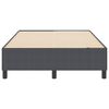 vidaXL Cadre de lit plateforme Gris fonc&eacute; 120 x 200 cm tissu