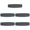 vidaXL Anneau de jardini&egrave;re 5 pcs Anthracite 120 x 120 x 20 cm