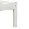 vidaXL Cadre de lit sans matelas blanc bois de pin massif 90x200 cm